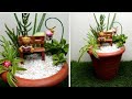 How to make miniature garden ||  fairy garden ideas  || diy