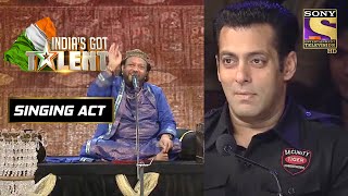 Salman Khan ने किया इस Brilliant Folk Music Act को Enjoy | India's Got Talent Season 3 | Singing Act