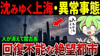 上海はなぜ急激に衰退しているのか？没落する上海...中国経済回復不能へ【ずんだもん＆ゆっくり解説】