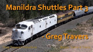 Australian Rail NSW: Manildra Shuttles Part 3 and Pacific National around Manildra in December 2024.