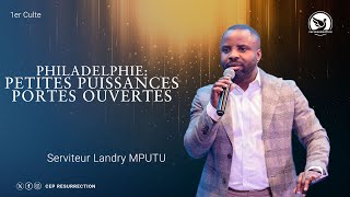 PHILADELPHIE : PETITES PUISSANCES, PORTES OUVERTES - Serviteur Landry MPUTU