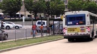 WMATA 2000 Orion V #2114 takeoff from King Street station on route 28A