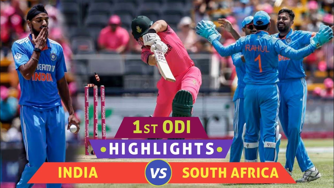 India Vs South Africa 1st ODI || IND Vs SA ODI 2023 Highlights || South ...