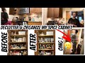 DECLUTTER, CLEAN & ORGANIZE MY SPICE CABINET | DOLLAR TREE ORGANIZATION | SPECIAL SURPRISE ❤️