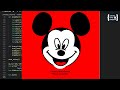 Mickey Mouse graphics   Python Turtle new graphics   34 😻 | Latest graphics 2024 | Python Turtle
