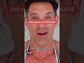 Chocolate vs Protein Bars - 200 calorie comparison #bodybuilding #fitness #food #weightloss #shorts