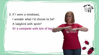 If I Were A Minibeast - Makaton Signing with Singing Hands and Out of the Ark Music