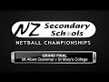 NZ Secondary Schools Final 2013  - MAGS v St Mary's College