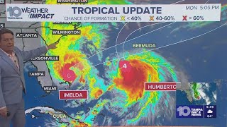 Tracking the Tropics: Updates on Tropical Storm Imelda and Hurricane Humberto