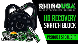 Rhino USA - Ultimate Recovery Snatch Block | Product Spotlight