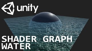 Basic water using Shader Graph in Unity.