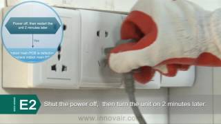 Innovair Mini Split Inverter Error Codes E2