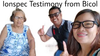 IONSPEC MEDICAL EYEWEAR TESTIMONY/NATALIE NICOL