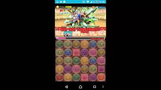 【パズドラ】第15回チャレンジダンジョンLv10究極伍右衛門PTノーコン