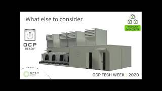 OCP 2020 Tech Week: OCP MDC site Certification Update
