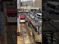 長崎電気軌道6000系トプ長崎駅前電停発車！