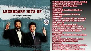 Legendary Hits Of Nadeem  Shravan~Kumar Sanu,Alka Yagnik,Anuradha Paudwa,Udit@evergreenhindimelodies