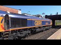 gbrf 66763 59003 56006 45060 didcot great western society to bishops lydeard