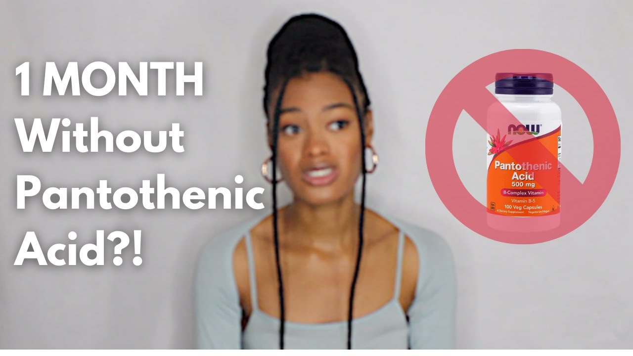 Pantothenic Acid For Acne UPDATE | A Month With No Pantothenic Acid ...