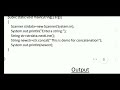 Java program to concatenate two strings