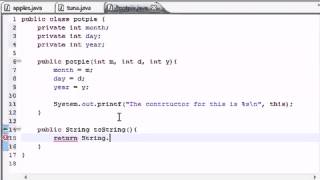 Java Programming Tutorial 42 toString YouTube