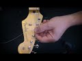 how to restring a fender stratocaster guitar with vintage style tuners in 2021 tips u0026 secret