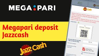 Megapari deposit Jazzcash||How to deposit in megapari through Jazzcash||Jazzcash to Megapari.