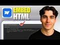 How To Embed HTML Code Into Webflow (Tutorial 2026)