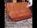 Wooden Armchair Bed Huge Size| Do Go 24