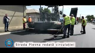 Lucrările de reabilitare şi modernizare strada Plevna