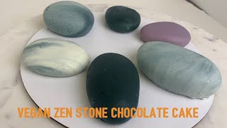 Vegan Zen Stone Chocolate Mousse Cake Tutorial Video