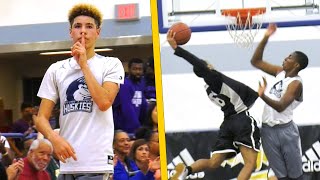 LaMelo Ball SHUSHES CROWD With DEEP Three After Nasty DUNK By Marsei Caston!