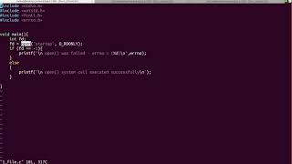 Linux system programming - open() system call