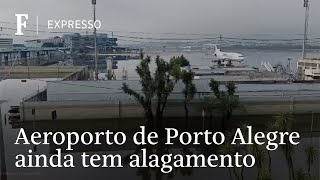 Aeroporto de Porto Alegre ainda tem alagamentos