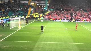 Adam Rooney's cup winning penalty for Aberdeen FC