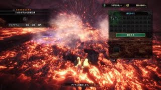 MHWベヒーモス「エオルゼアからの来訪者」マルチ9分42秒 ハンマー視点