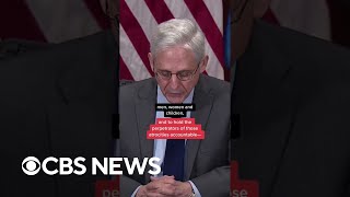 Merrick Garland gives update on DOJ work to hold Russia accountable for war crimes #shorts