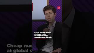 Cheap nuclear energy at global scale: ChatGPT founder Sam Altman's side gig