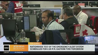 National emergency alert system to be tested on phones, TVs and radios Wednesday