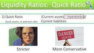 Liquidity Ratios:  Quick Ratio, Working Capital, Cash Conversion Cycle - Slides 1-10