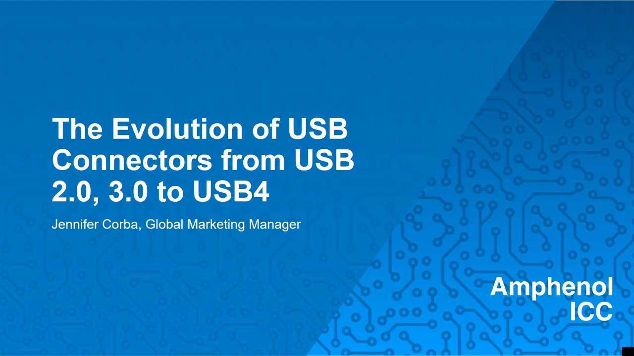 The Evolution Of USB Connectors From USB 2.0, 3.0 To USB4 | Amphenol ...