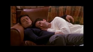 Friends | Bloopers vs Actual Scene | The Best Nap Ever