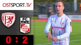 4. Sieg in Serie! RWE gewinnt Aufsteiger-Duell : Greifswald - RW Erfurt 0:2 | Regionalliga Nordost