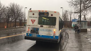 A Short Ride In STM 22-201 On The 24X Sherbrooke ! (2002 NovaBus LFS Ride)