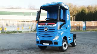 Mercedes Benz Actros Lorry 2x12v Battery Electric Ride On Car Truck With Remote Control