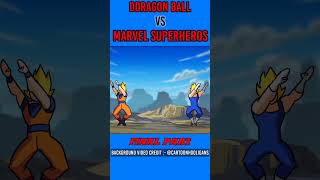 DRAGON BALL VS MARVEL SUPERHERO'S !! Final Part..#shorts #youtubeshorts