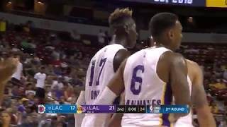 Isaac Bonga - And One Dunk Attempt at Vegas Summer Leauge 18