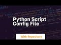python script config file
