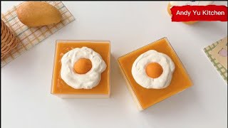 Mango mousse cake,芒果慕斯蛋糕