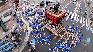 令和元年　7月7日　貝塚太鼓台試験担ぎ　～七夕に願いをよせて～